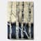 Designart - Winter Birch - Cottage Gallery-wrapped Canvas